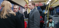 Мэр города Владимир Панов проверил работу муниципального транспорта